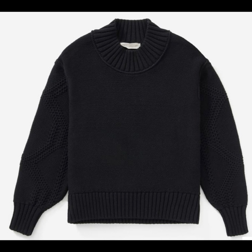 The Texture Cotton Cable Sweater